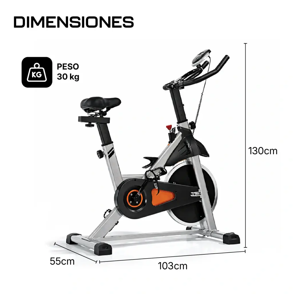 Bicicleta Fija Residencial 10kg